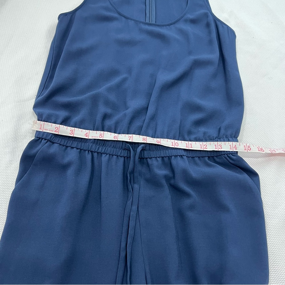 CAbi Navy Blue Sleeveless Drawstring Jumpsuit - Picture 10 of 12